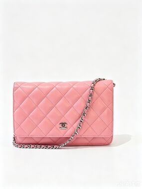 Chanel Lambskin Quilted Wallet On Chain WOC